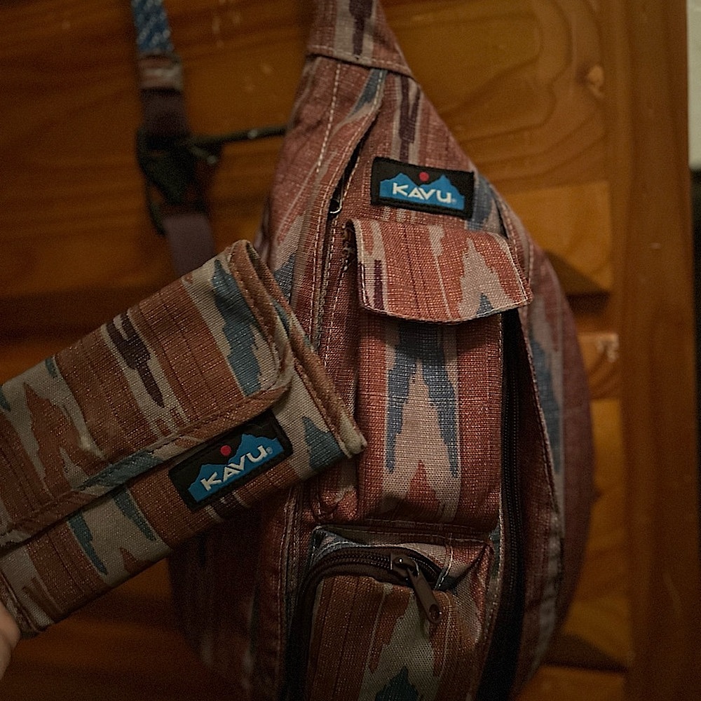 KAVU Women’s Earthy Brown and Blue Backpack Set